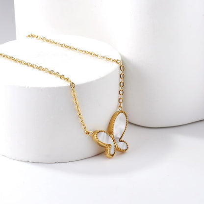 18K Gold Plated Butterfly Necklace