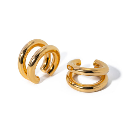 18K Gold Plated Ear Cuff Earrings